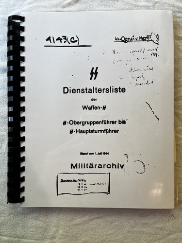 Dienstaltersliste der